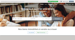 Desktop Screenshot of presseocean-immo.com