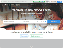 Tablet Screenshot of presseocean-immo.com